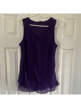 Denver Hayes Purple Sleeveless Tank Top
